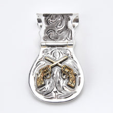 Load image into Gallery viewer, Austin Accent Money Clip Foldover Motif
