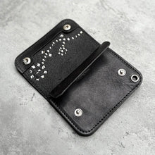 Load image into Gallery viewer, TOCHIGI LEATHER BIFOLD WALLET FLOWER
