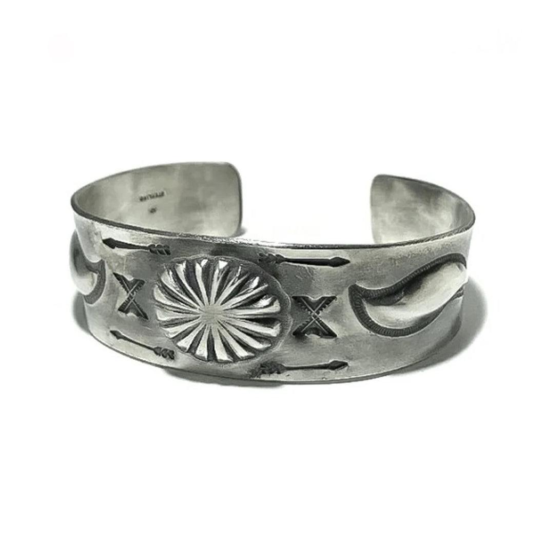 NAVAJO NATIVE SILVER 925 BANGLE