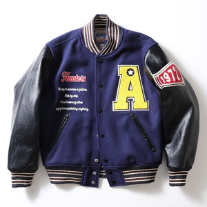 HOUSTON woman MELTON AWARD JACKET - NAVY