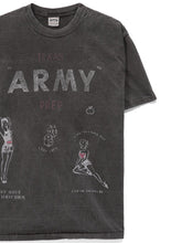 將圖片載入圖庫檢視器 HOUSTON PIGMENT PRINT TEE (ARMY) - BLACK
