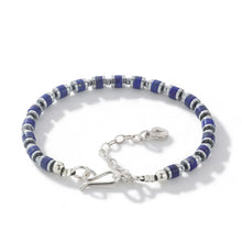 Load image into Gallery viewer, Blue Hour Heishi Lapis Lazuli Bracelet, Small – 4.2mm
