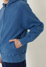 Load image into Gallery viewer, Organic Urake Tezomes Sweat Fabric Zip Hoodie
