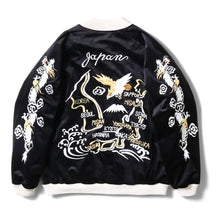 Load image into Gallery viewer, HOUSTON VELVETEEN SOUVENIR JACKET (MAP) / 別珍 - BLACK
