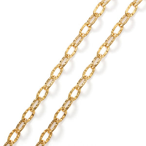 Sana 18K Yellow Gold Plated Flat Chain Bracelet
