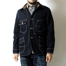 Load image into Gallery viewer, EIGHT'G 13oz WABASH STRIPE WORK COAT
