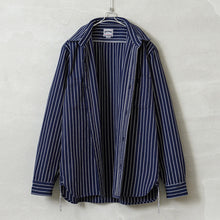 Load image into Gallery viewer, HOUSTON STRIPE VIYELLA SHIRT - INDIGO
