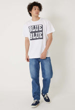 將圖片載入圖庫檢視器 BLUE BLUE KNITTED BONDING OPAL COLOR DENIM TEE - WHITE
