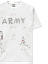 將圖片載入圖庫檢視器 HOUSTON PIGMENT PRINT TEE (ARMY) - WHITE
