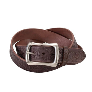 COWHIDE BELT - CHOCO