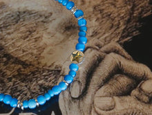 將圖片載入圖庫檢視器 White Hearts Circle Star Bracelet -Blue-
