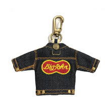 Load image into Gallery viewer, BIG JOHN LOGO DENIM JACKET KEY CHAIN
