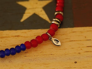 White Hearts Sunset Bracelet