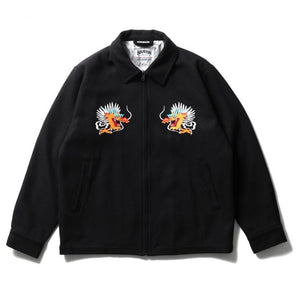 HONG KONG - HOUSTON MELTON TOUR JACKET - BLACK