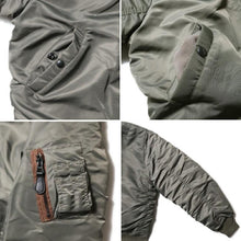 Load image into Gallery viewer, HOUSTON MA-1 FLIGHT JACKET - SAGE
