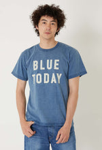 將圖片載入圖庫檢視器 BLUE BLUE KNITTED INDIGO “BLUE TODAY” TEE
