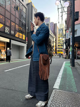 將圖片載入圖庫檢視器 MONTANA WEST [Genuine Hair-On Cowhide Tooled Fringe Crossbody Bag]
