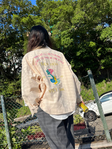 HOUSTON woman WIDE VIETNAM JACKET - IVORY