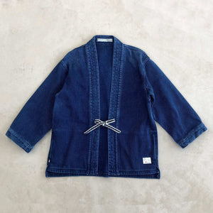 "DENTO" SASHIKO KIMONO JACKET ［LONG SLEEVE］ / INDIGO