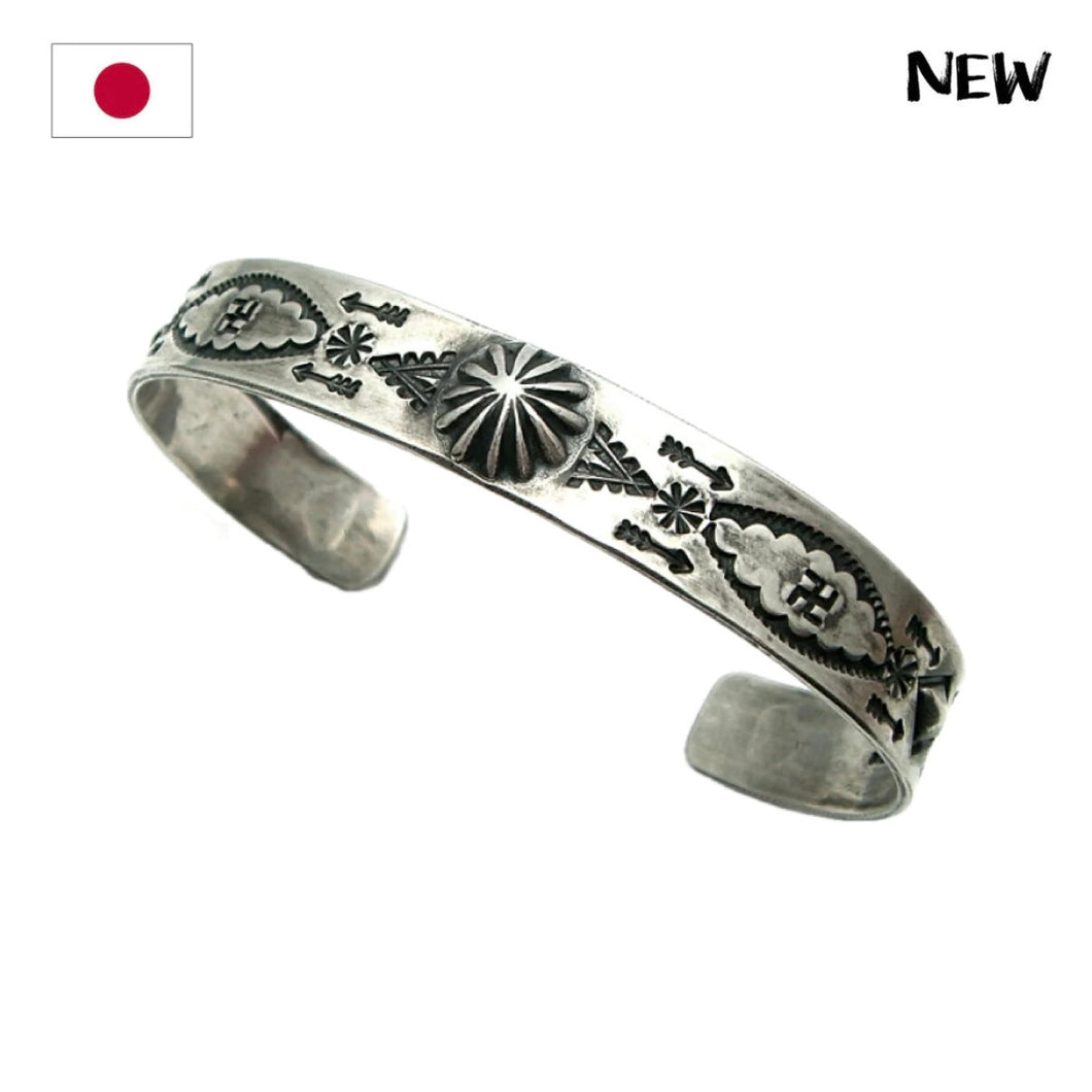 NAVAJO NATIVE SILVER 925 BANGLE