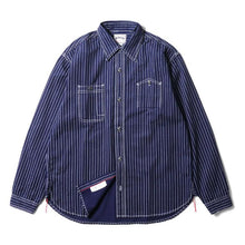 Load image into Gallery viewer, HOUSTON INDIGO WABASH WORK SHIRT
