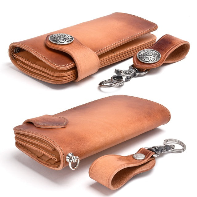 FUNNY RIDER'S WALLET - TAN – CRAFTMAN