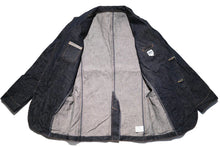 Load image into Gallery viewer, UES 14.9oz INDIGO DYED DENIM BLAZER
