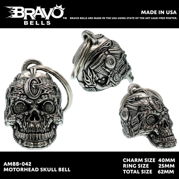 BRAVO BELLS - MOTOR HEAD SKULL