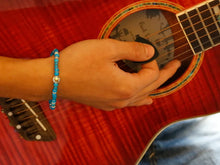 將圖片載入圖庫檢視器 White Hearts Circle Star Bracelet -Blue-
