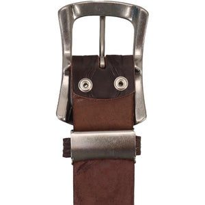 COWHIDE BELT - CHOCO