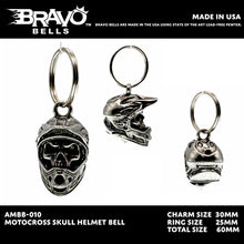Load image into Gallery viewer, BRAVO BELLS - MOTOCROSS HELMET SKULL
