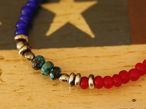 White Hearts Sunset Bracelet