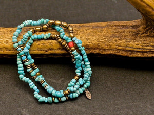 RANDOM TURQUOISE BRACELET -TRIPLE-