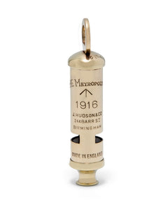 ACME Limited Edition Polished Brass Whistle Pendant