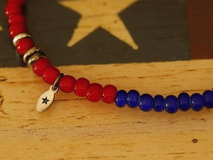 White Hearts Sunset Bracelet