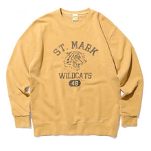 Load image into Gallery viewer, HOUSTON PIGMENT PRINT C/ N SWEAT (WILDCATS) - YELLOW
