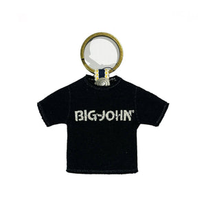 BIG JOHN LOGO TEE - BLACK KEY CHAIN
