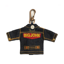 Load image into Gallery viewer, BIG JOHN LOGO DENIM JACKET KEY CHAIN
