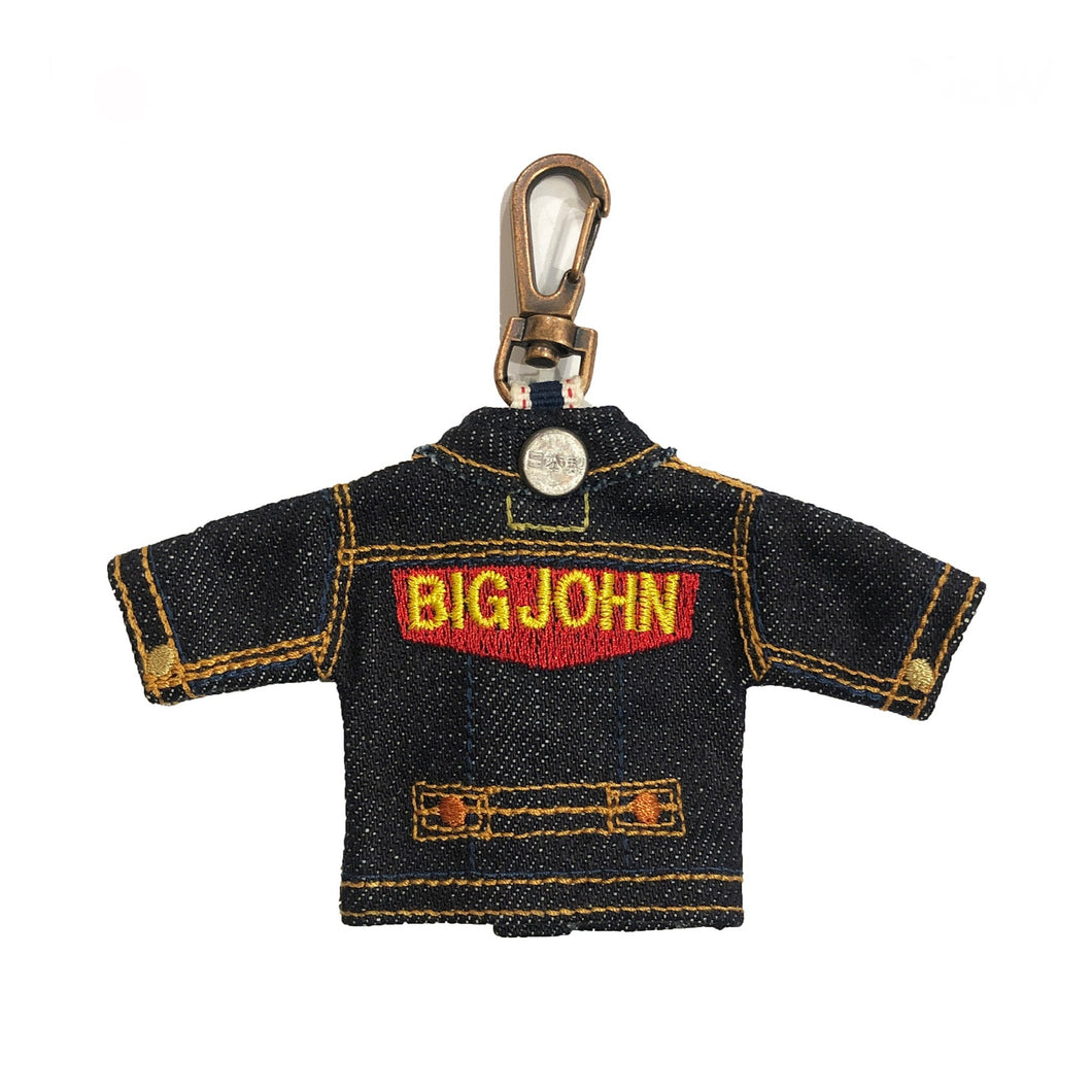 BIG JOHN LOGO DENIM JACKET KEY CHAIN
