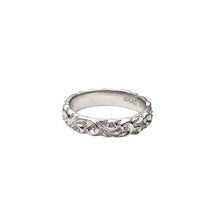 Load image into Gallery viewer, Rhodium Plated Arabesque Eternity Ring
