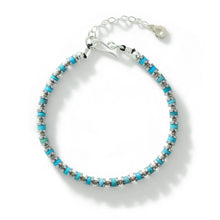 Load image into Gallery viewer, Horizon Heishi Turquoise Bracelet – 4.2mm

