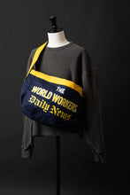 Load image into Gallery viewer, World Workers Newspaper Bags - Navy
