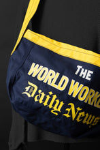 Load image into Gallery viewer, World Workers Newspaper Bags - Navy
