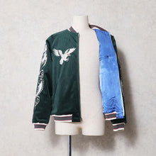 將圖片載入圖庫檢視器 HOUSTON VELVETEEN SOUVENIR JACKET (MAP) / 別珍 - GREEN
