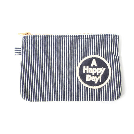 UES DENIM PEN CASE HICKORY - A HAPPY DAY