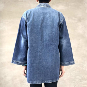 "DENTO" DENIM KIMONO JACKET ［LONG SLEEVE］