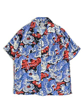 將圖片載入圖庫檢視器 HOUSTON “百虎” ALOHA SHIRT - NAVY
