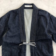 Load image into Gallery viewer, BLUE SAKURAv - &quot;DENTO&quot; DENIM KIMONO JACKET ［WASHI ver.］
