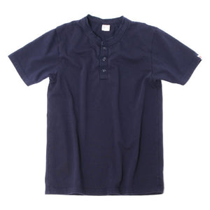 UES HENLEY TEE - NAVY