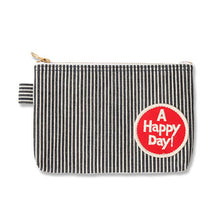 Load image into Gallery viewer, UES DENIM PEN CASE HICKORY - A HAPPY DAY
